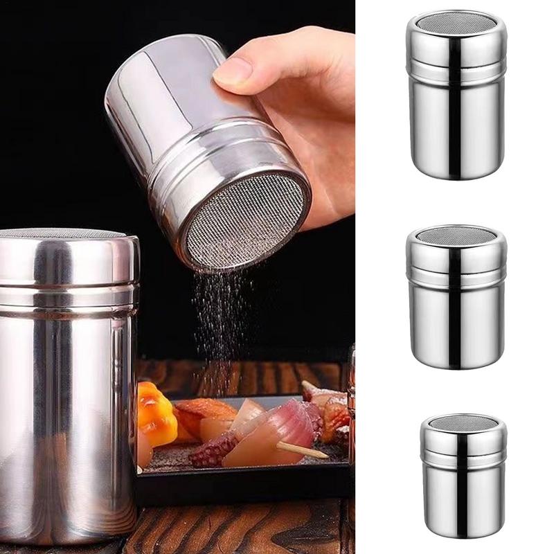 Coffee Equipment Filter - Botol pengayak tepung, Stainless Steel bubuk